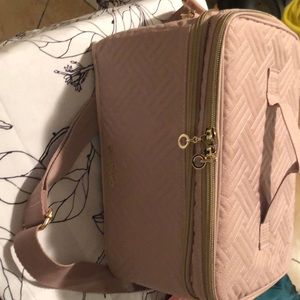 Large Makeup Bag, Double Layer Cosmetic Bag Travel Makeup Case Or